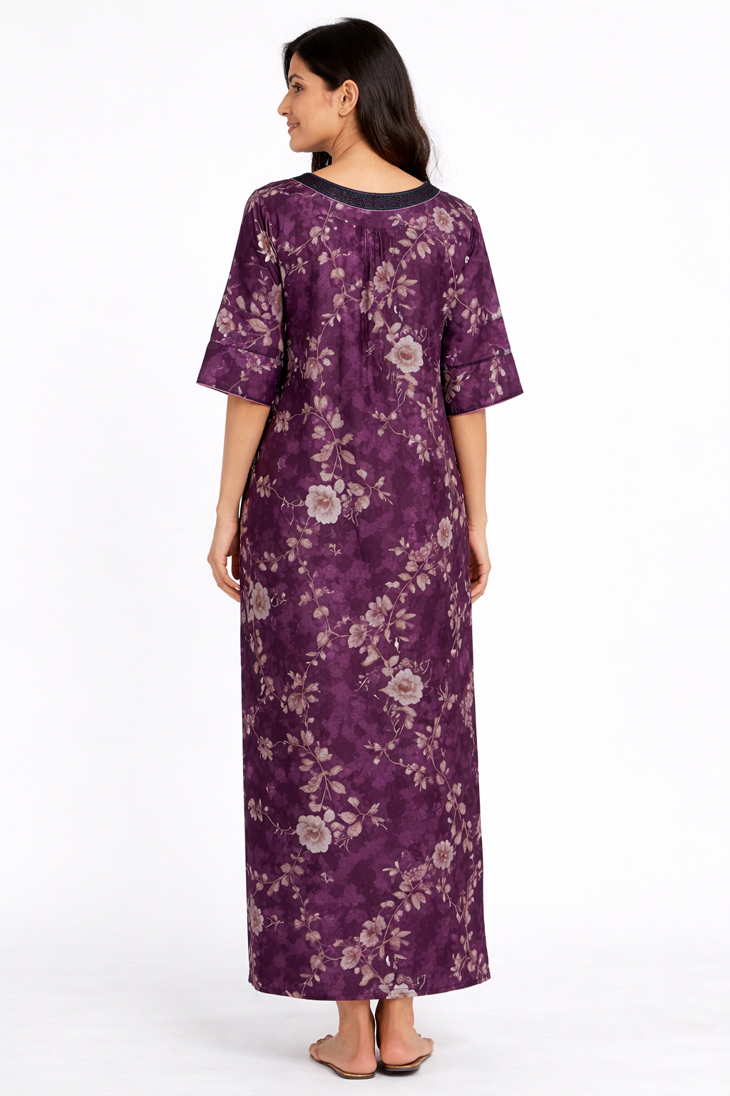 Softin Style Floral Premium Alpine Nighty